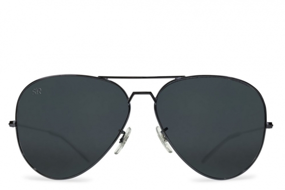 Shady Rays Aviator - Black Stealth - Pro-polarized
