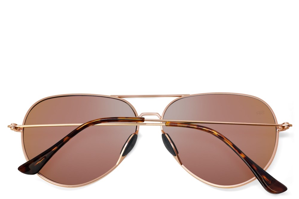 Shady Rays Tangle Free Aviator - Rose Gold - Pro-polarized