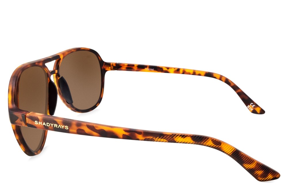 Shady Rays Aviator Crossover - Amber Tortoise