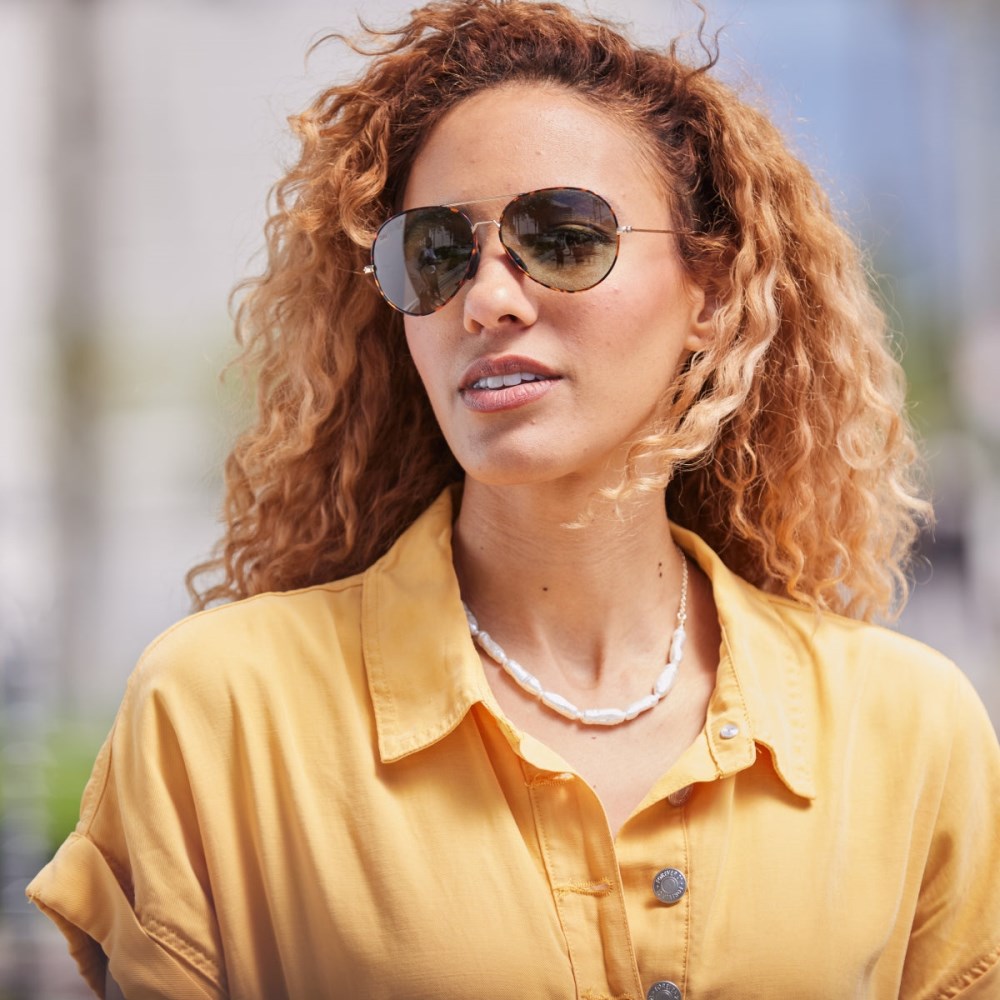 Shady Rays Tangle Free Aviator - Green Tortoise - Pro-polarized