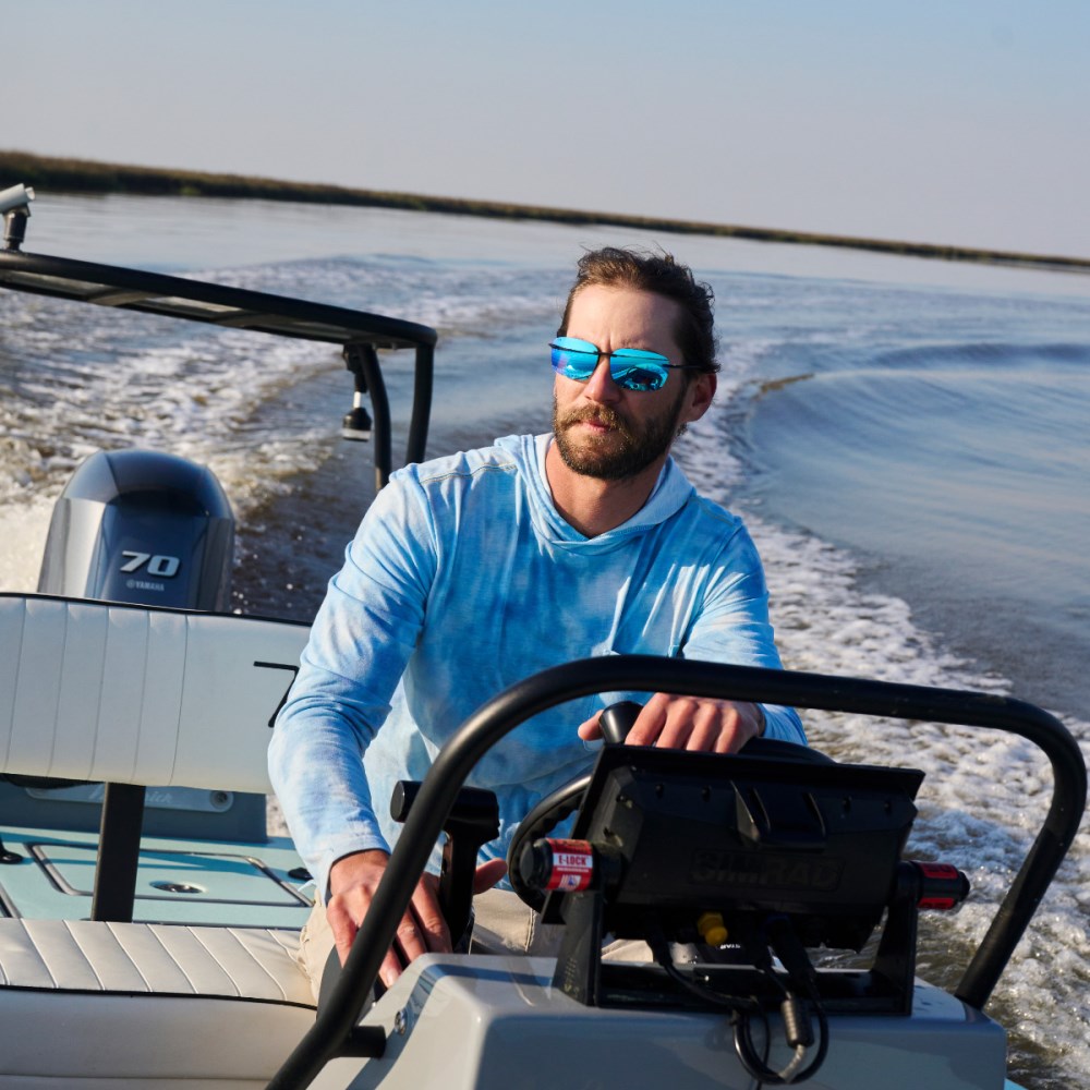 Shady Rays Huron Matte Black - Glacier - Colorush