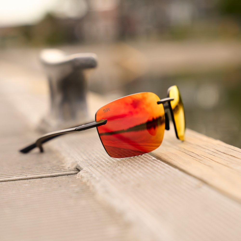 Shady Rays Huron Matte Black - Infrared - Pro-polarized