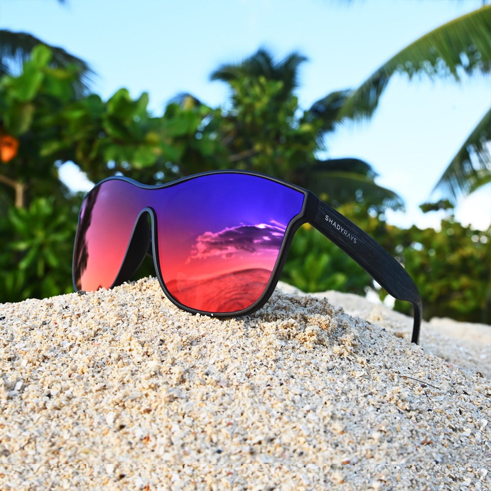 Shady Rays HighRise - Black Mirage Timber - Original Polarized