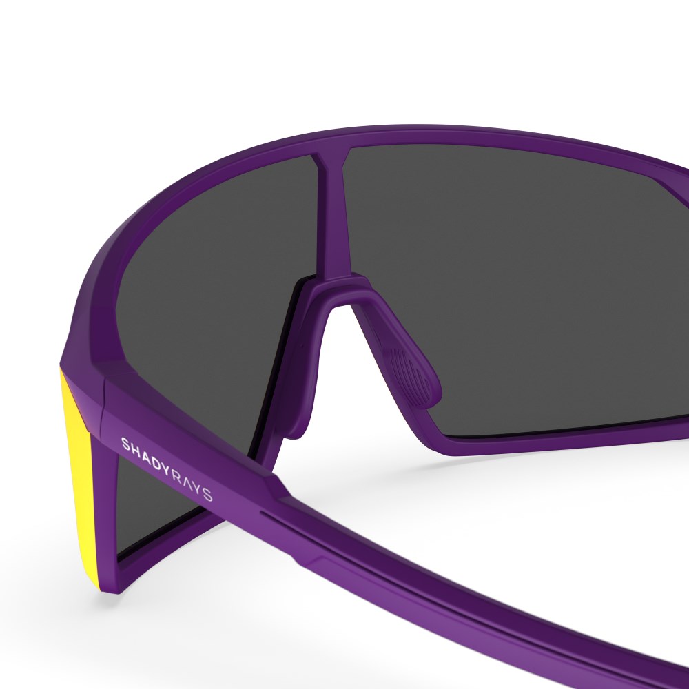 Shady Rays Rival Barstool Sports - Purple Yellow - Original Polarized
