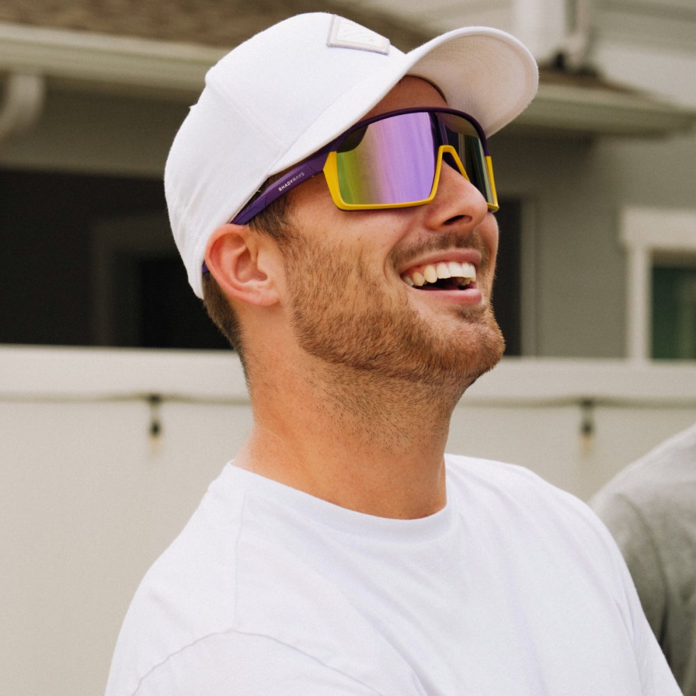 Shady Rays Rival Barstool Sports - Purple Yellow - Original Polarized