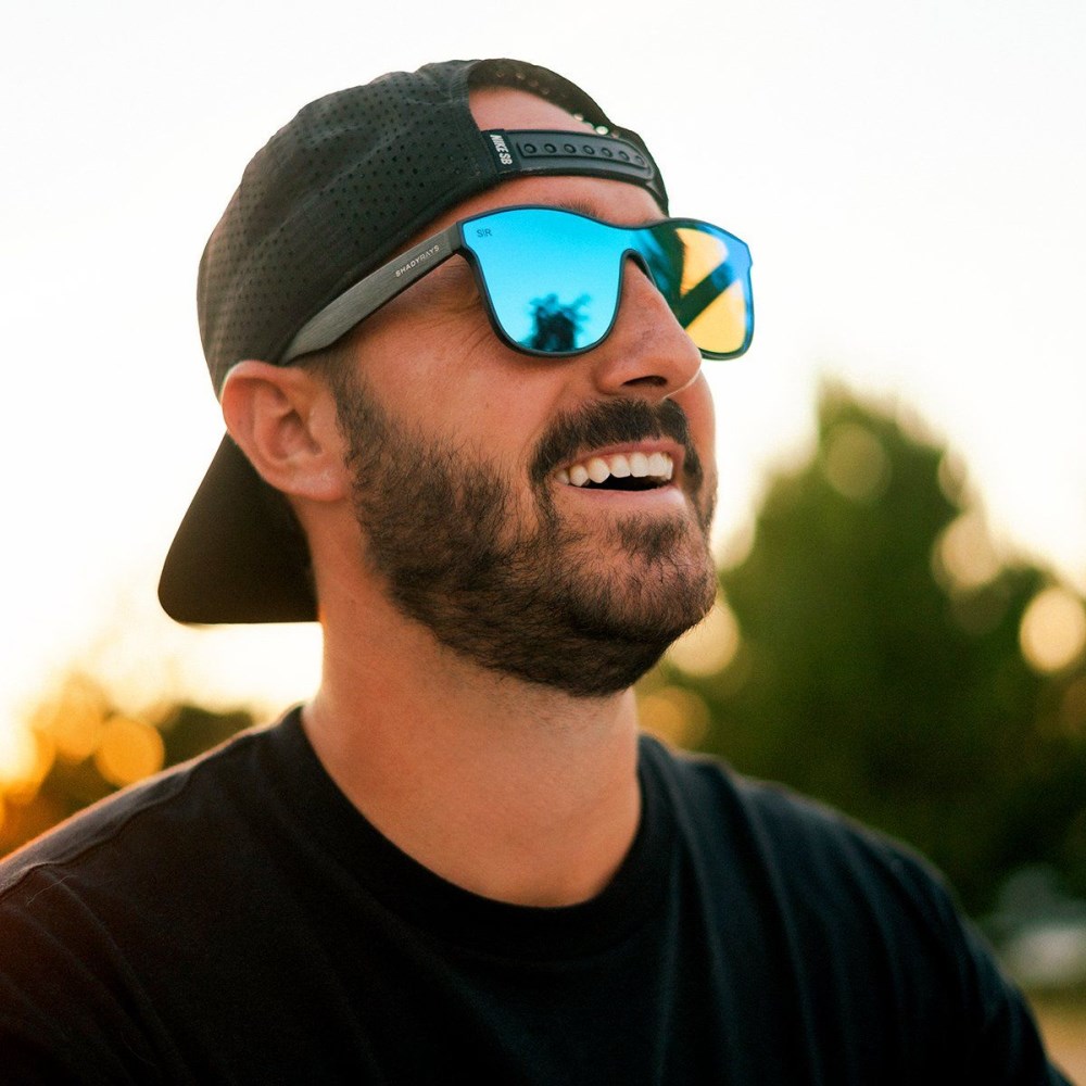 Shady Rays HighRise - Black Ocean Timber - Original Polarized