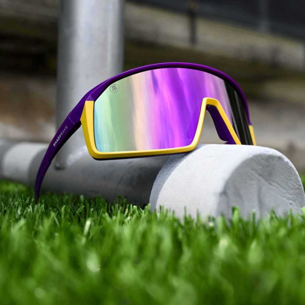 Shady Rays Rival Barstool Sports - Purple Yellow - Original Polarized