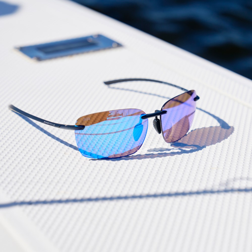 Shady Rays Huron Matte Black - Glacier - Colorush