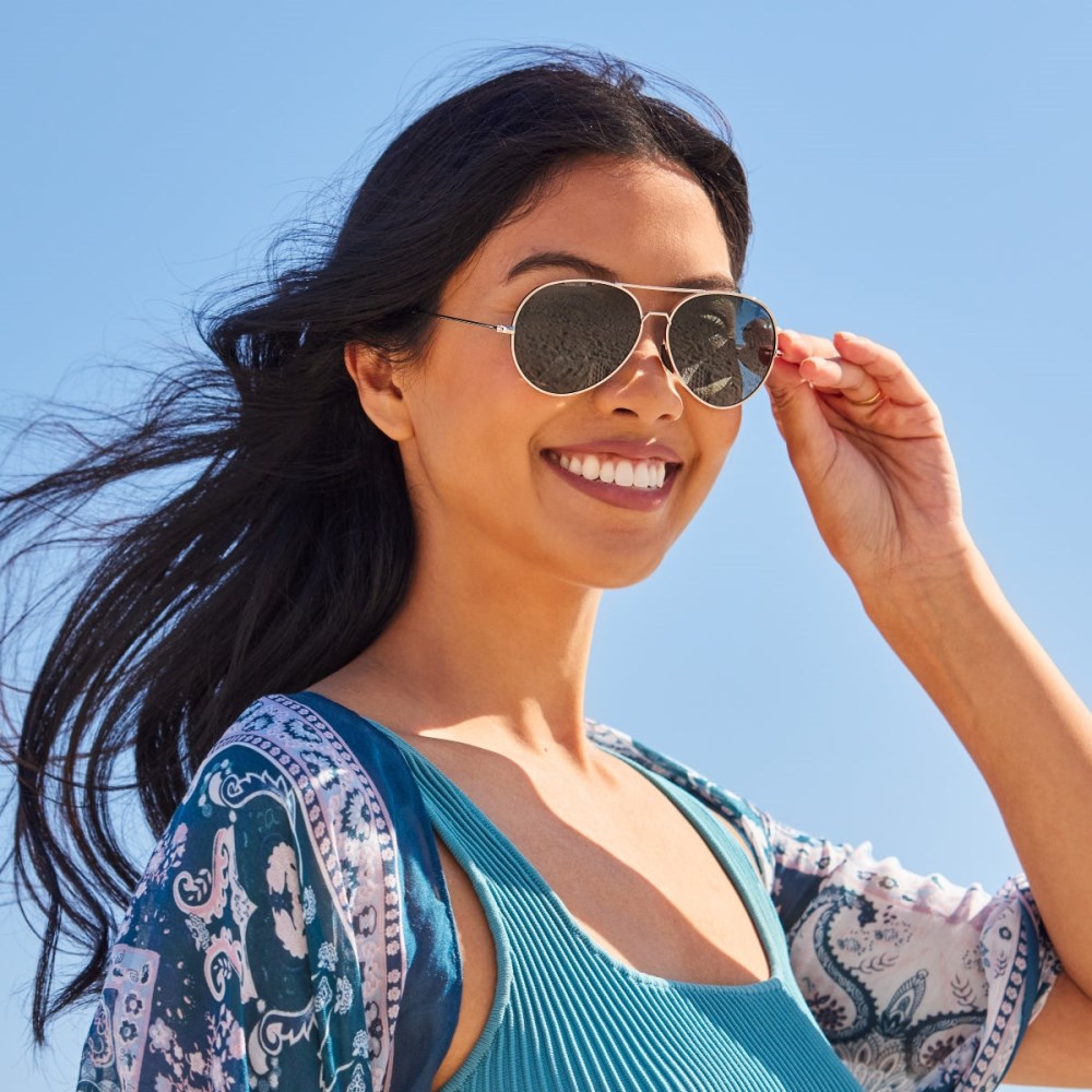 Shady Rays Tangle Free Aviator - Black Gold - Pro-polarized