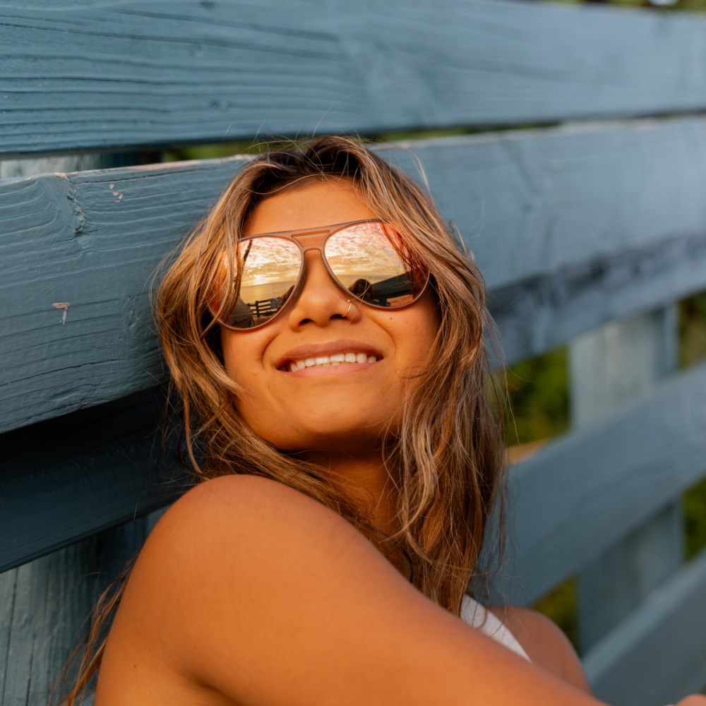 Shady Rays Aviator Crossover - Peach