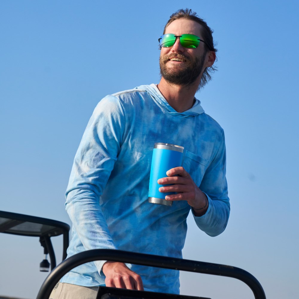 Shady Rays Huron Matte Black - Emerald - Colorush