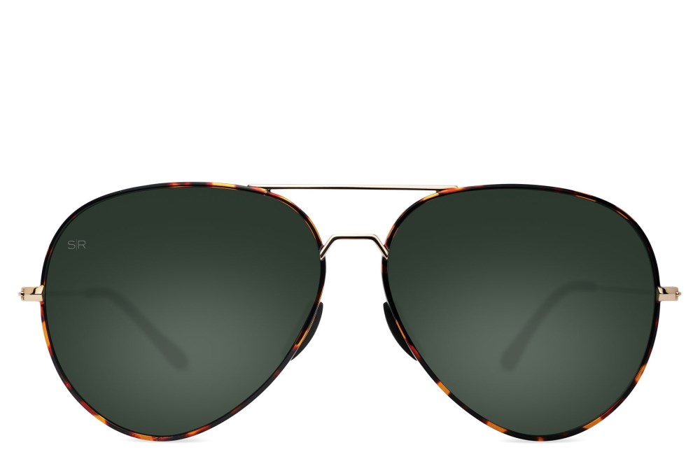 Shady Rays Tangle Free Aviator - Green Tortoise - Pro-polarized